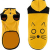 Yellow Leisure Pet Hoodie Clothes