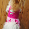 Skirt Stripe Candy Color Pet  Dress