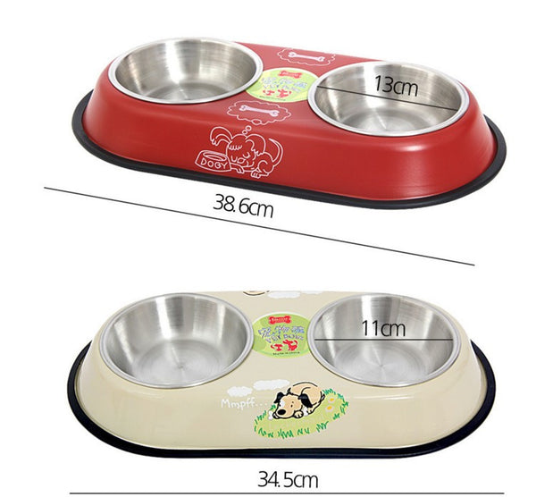 Stainless Steel Dog Bowl Animal Food Bowls
