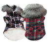 Red Hoodie Sweater Pet Coat