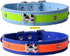 Crystal Studded Reflective Dog Leather Collar