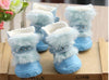 Luxury Fluffy Rhinestone Pet Shoes